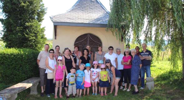 Dernière visite estivale de la chapelle.